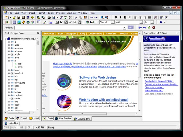 BestAddress HTML Editor 2012 Professional software